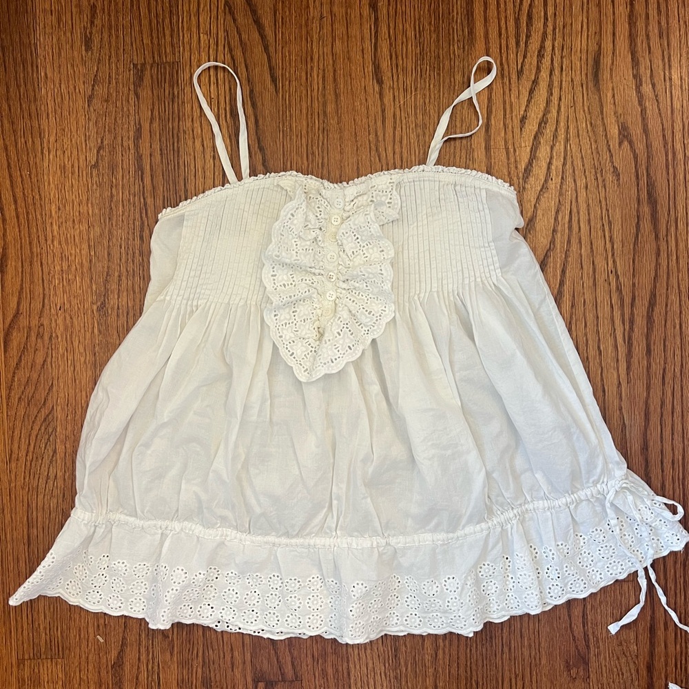 White Camisole Style Blouse
